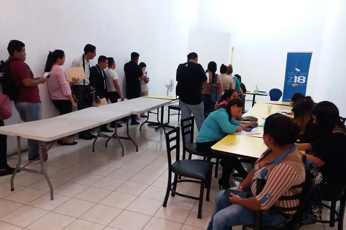 Embajada Nueva Zona 18 Reclutadora de personal