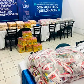 Donativos de víveres