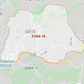 Mapa de Zona 18 Guatemala